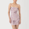SAU LEE | Sara Embellished Mini Dress | Sara Embellished Mini Dress - Lilac Ash / 00