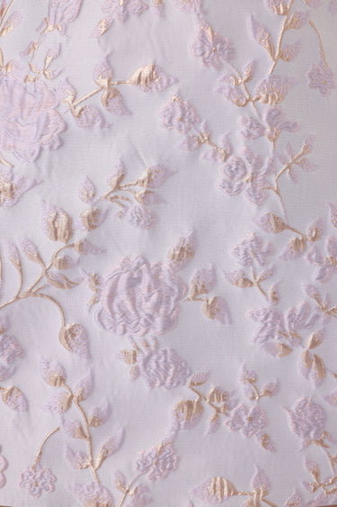 SAU LEE | Jodie Jacquard Mini Dress | Jodie Jacquard Mini Dress - Lilac Ash / 00