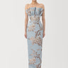 SAU LEE | Noah Brocade Gown | Noah Brocade Gown - Blue Ash / 00