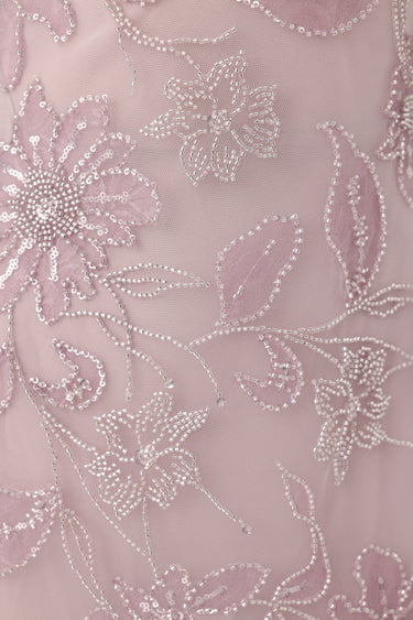 SAU LEE | Grace Embellished Maxi Dress | Grace Embellished Maxi Dress - Soft Lilac / 00