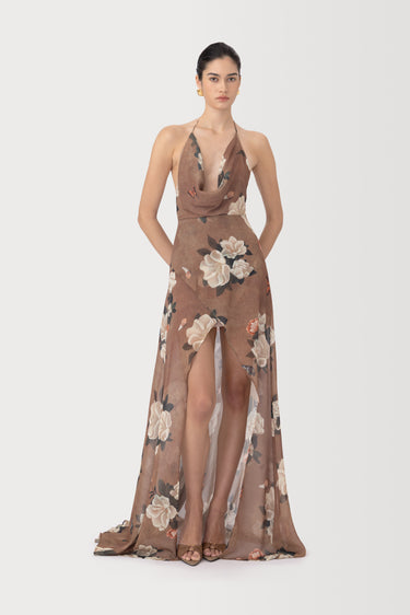 SAU LEE | Cairo Dress | Cairo Dress - Desert Taupe / 00