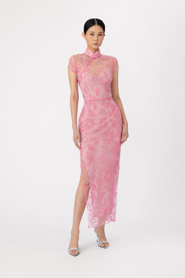 SAU LEE | Charlize Dress | Charlize Dress - Rose Pink / 00