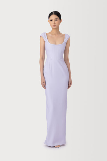 SAU LEE | Brooke Gown | Brooke Gown - Dusty Lavender / 00