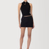 SAU LEE | Sima Mini Skirt | Sima Mini Skirt - Black / 00