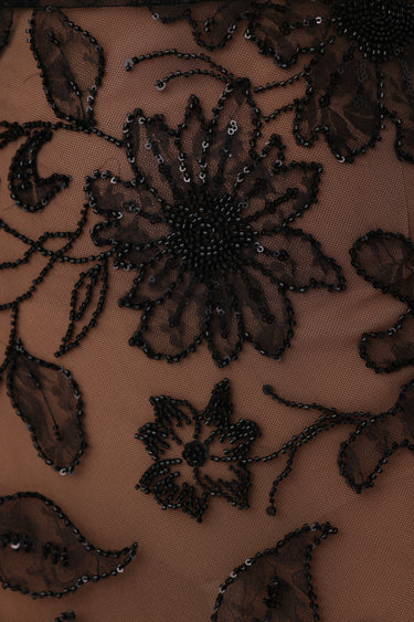 SAU LEE | Adeline Embellished Maxi Dress | Adeline Embellished Maxi Dress - Black / 00