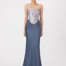 SAU LEE | Isha Gown | Isha Gown - Blue Ash / 00