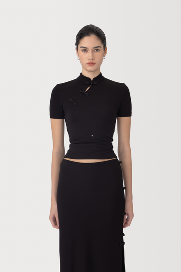 SAU LEE | Timo Jersey Top | Timo Jersey Top - Black / 00