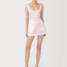 SAU LEE | Bryn Satin Mini Dress | Bryn Satin Mini Dress - Pink Cloud / 00