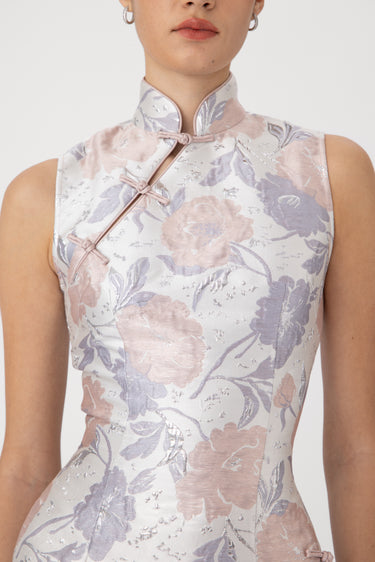 Ines Brocade Mini Dress