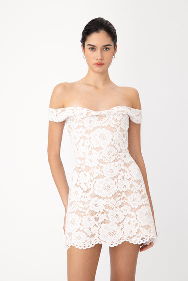 Daphne Lace Mini Dress SAU LEE Daphne Lace Mini Dress SAU LEE