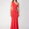 SAU LEE Dion Knit Dress - Chilly Red / 00