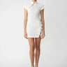 SAU LEE Iris Mini Dress - White / 00