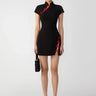 SAU LEE Isa Mini Dress - Black / 00