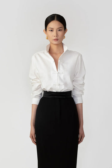 SAU LEE Harlow Shirt - White / 00