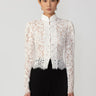 SAU LEE Roberta Lace Top - Ivory / 00