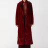 SAU LEE Quinn Coat - Bordeaux / 00