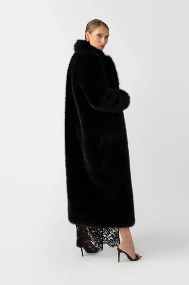 SAU LEE Quinton Coat - Black / 00