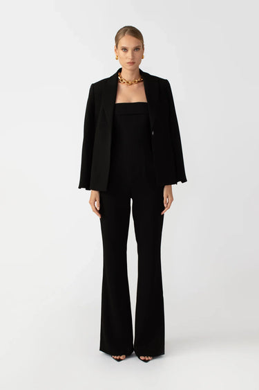 SAU LEE Imogen Strapless Jumpsuit - Black / 00