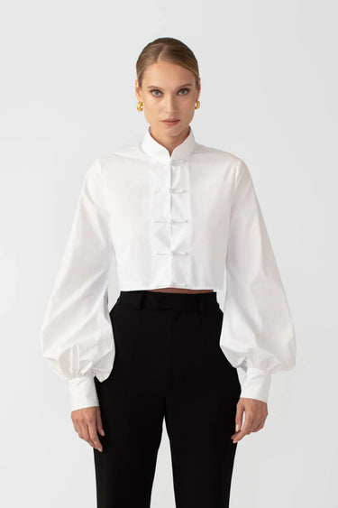 SAU LEE Hendrix Shirt - White / 00