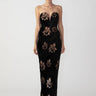 SAU LEE Viola Velvet Gown - Black / 00