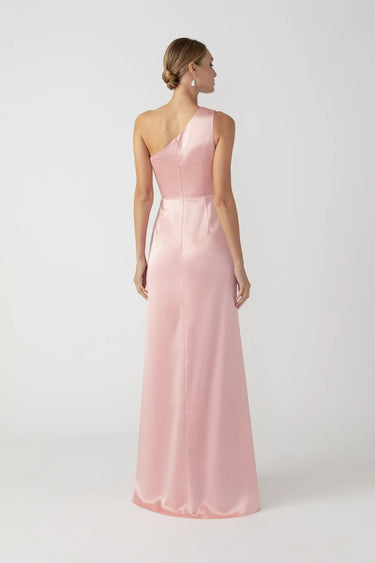 SAU LEE Pandora One-shoulder Gown - Ballerina Pink / 00