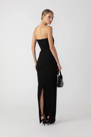 SAU LEE Imani Strapless Gown - Black / 00