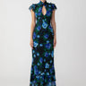 SAU LEE Gracie Maxi Dress - Blue Multi / 00