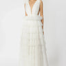 SAU LEE Sabrina Tulle Gown - White / 00