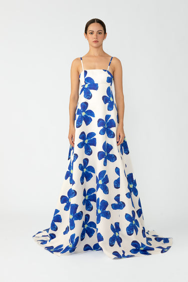 SAU LEE Lucia Dress - White Multi / 00