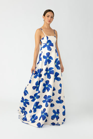 SAU LEE Lucia Dress - White Multi / 00