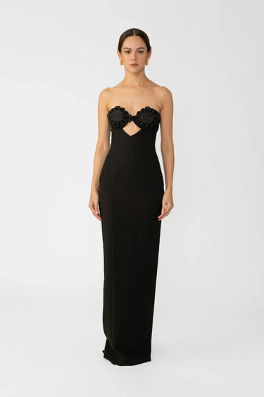 SAU LEE Evelyn Strapless Dress - Black / 00