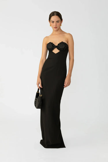 SAU LEE Evelyn Strapless Dress - Black / 00