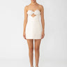 SAU LEE Eve Mini Dress - White / 00