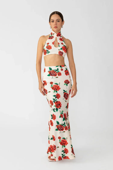 SAU LEE Riley Rosa Top - White Multi / 00