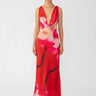 SAU LEE Katya Maxi Dress - Red Multi / 00