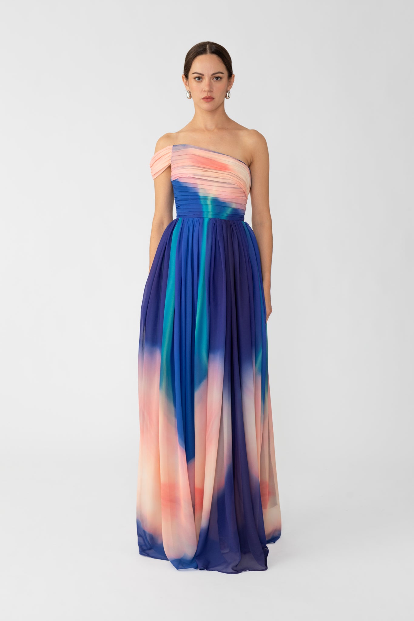 SAU LEE Gracelyn Maxi Dress - Blue Multi / 00