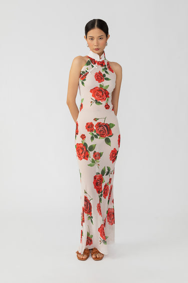 SAU LEE Gladys Rosa Dress - White Multi / 00