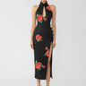 SAU LEE Rayna Rosa Dress - Black Multi / 00