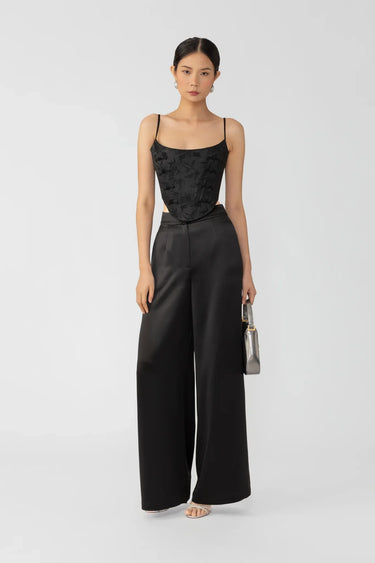 SAU LEE Nadia Corset Top - Black / 00