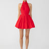 SAU LEE Hilly Mini Dress - Red / 00