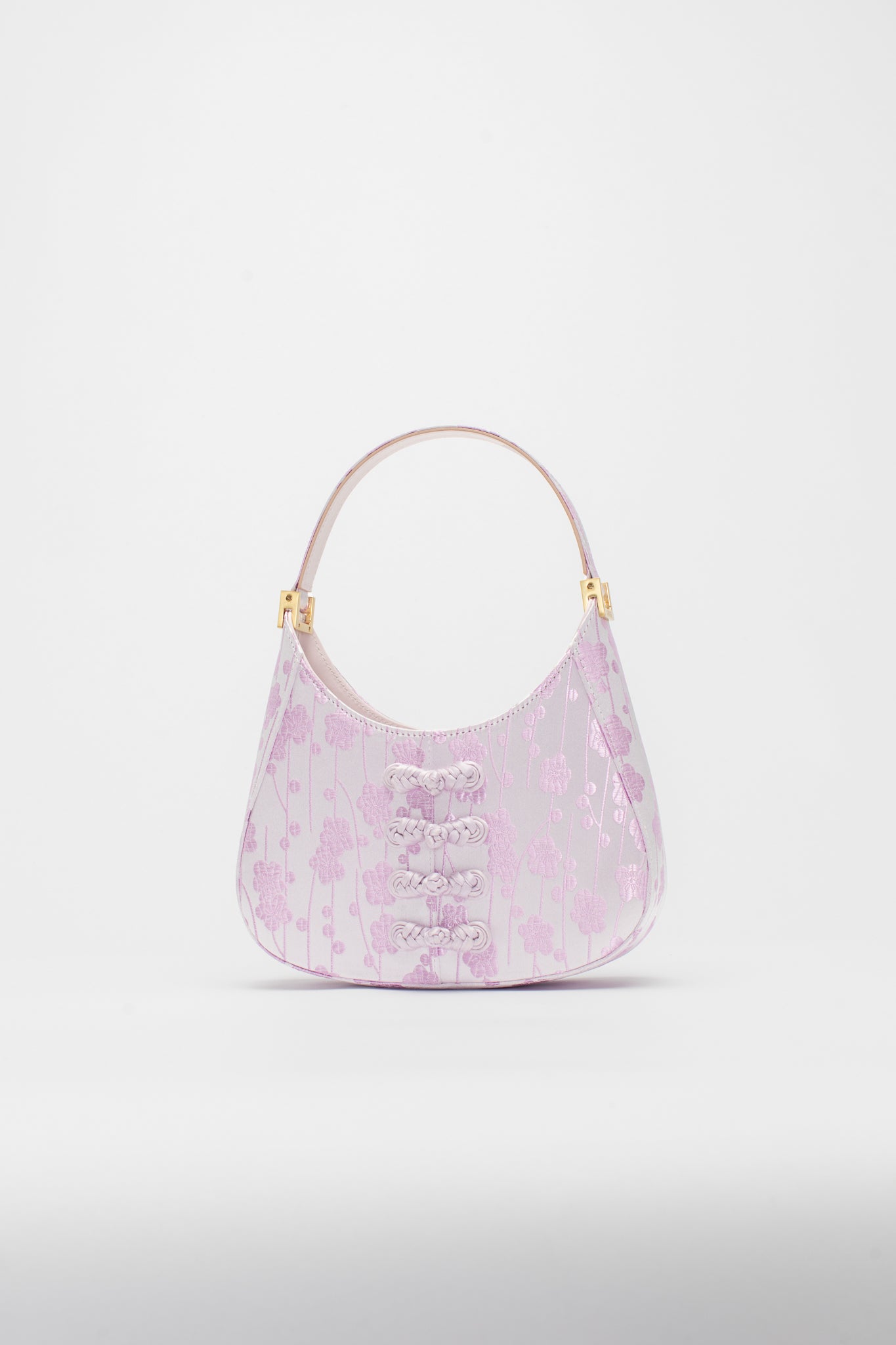 mini sau Jacquard Mini Bag - SAU LEE #color_ice pink