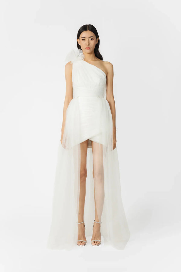 SAU LEE Sidney Dress, White / 00