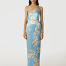 SAU LEE Sofia Floral Dress - Blue Multi / 00