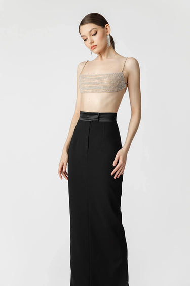 SAU LEE Zafina Top - Silver / 00