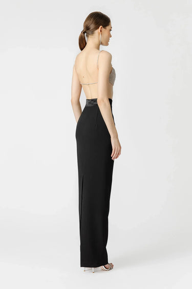 SAU LEE Indya Midi Skirt - Black / 00