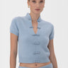 SAU LEE | Aspen Cashmere Top | Aspen Cashmere Top - Blue Ash / S