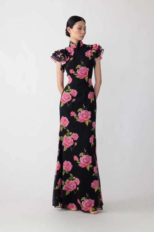 The Sylvie Floral Dress-Pink main image 0