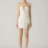SAU LEE Fleur Mini Dress - White / 00