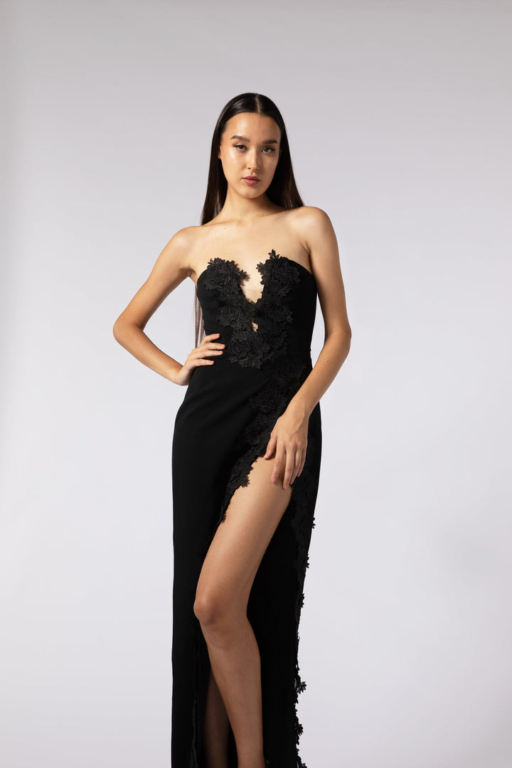 florence gown - SAU LEE #color_black