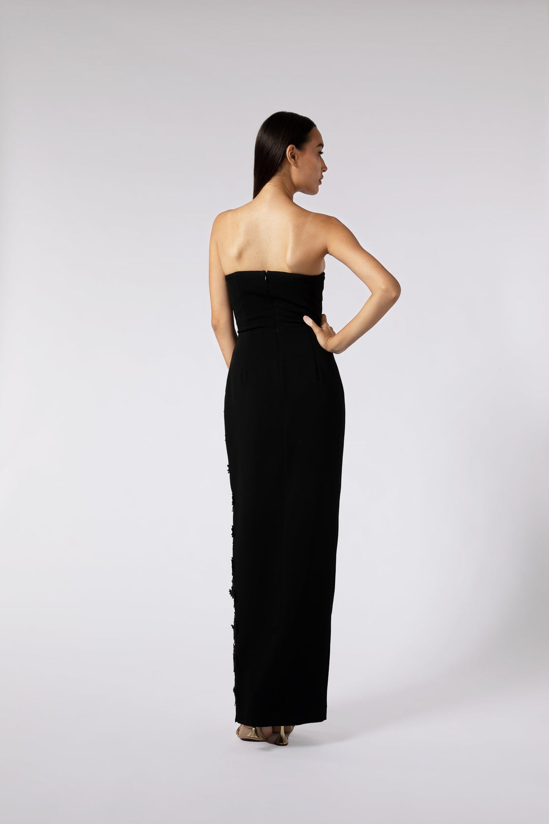 florence gown - SAU LEE #color_black